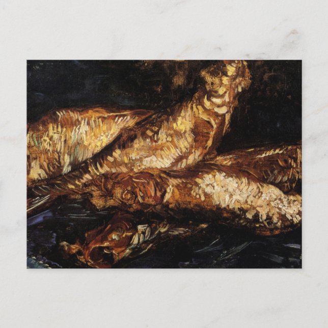 Postal Still Life with Bloaters de Vincent van Gogh (Anverso)