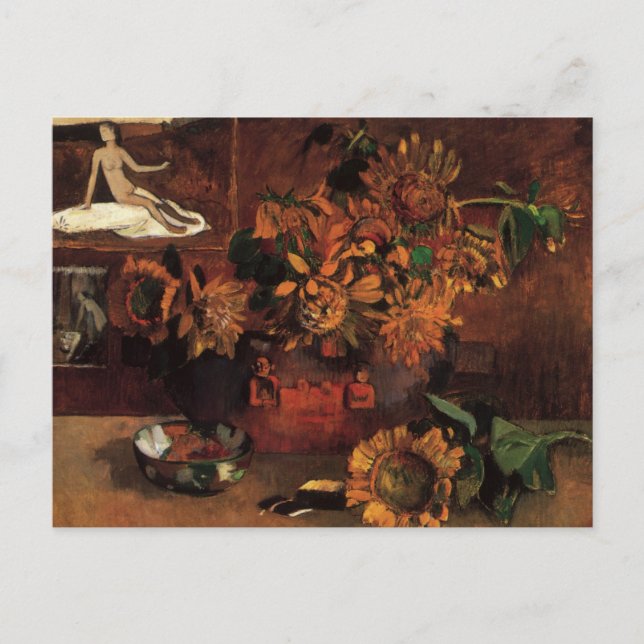 Postal Still Life with L'Esperance (Esperanza) de Paul Ga (Anverso)