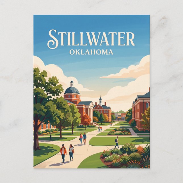 Postal Stillwater, Oklahoma (Anverso)