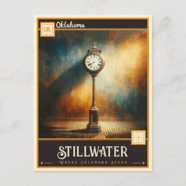 Postal Stillwater, Oklahoma | Antiguo (Anverso)