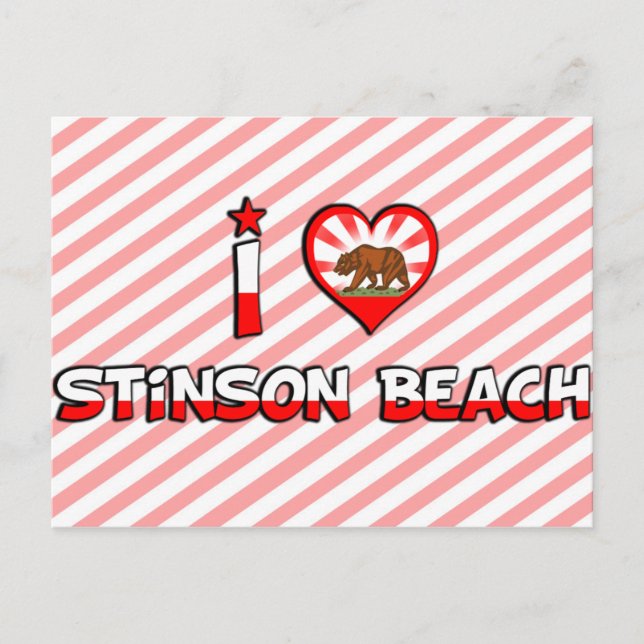 Postal Stinson Beach, CA (Anverso)