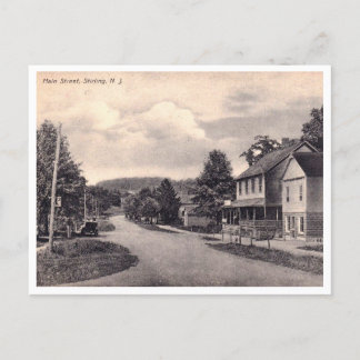 Postal Stirling NJ, New Jersey, Main St Vintage Style