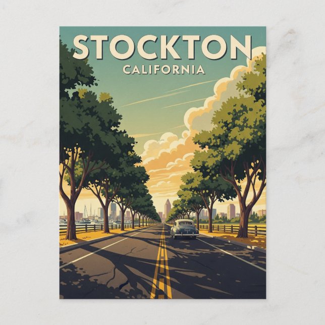 Postal Stockton California Central Valley (Anverso)