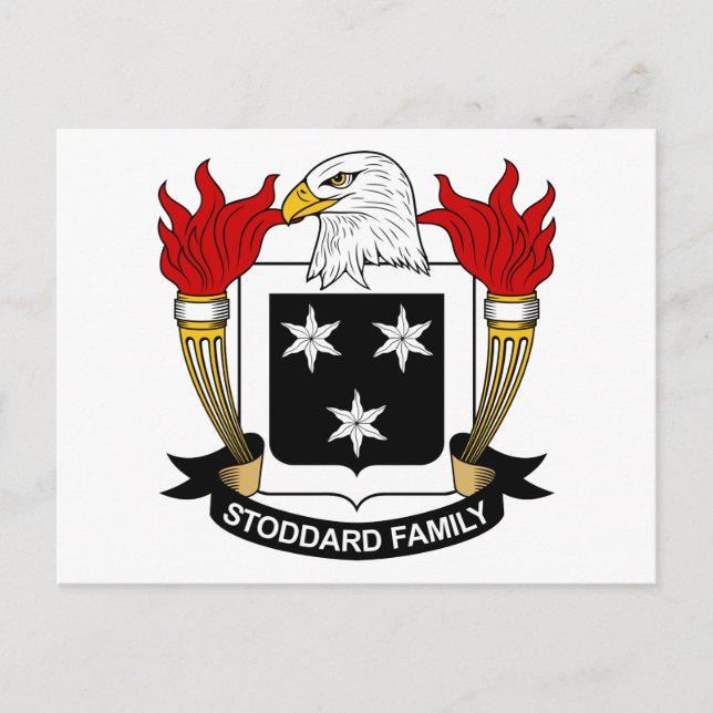 Postal Stoddard Family Crest (Anverso)