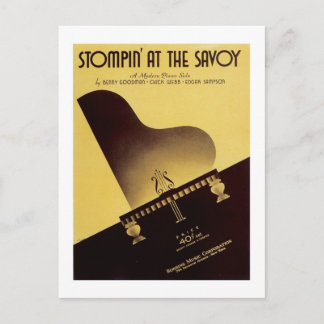 Postal Stompin' en la portada del libro de canciones Savo