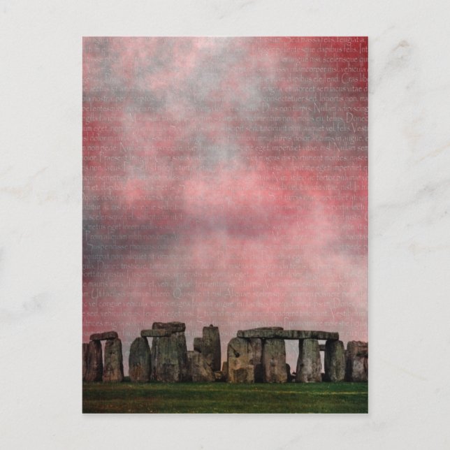 Postal Stone Henge Textural (Anverso)