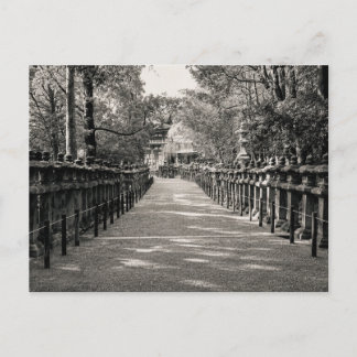 Postal Stone Lantern Path at a Japanese Shrine – Black an