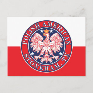 Postal Stoneham Texas Polaco American Eagle