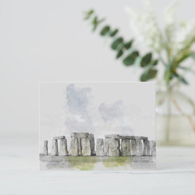 Postal Stonehenge (Anverso de pie)