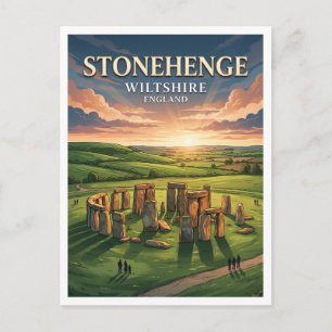 Postal Stonehenge Amesbury Inglaterra