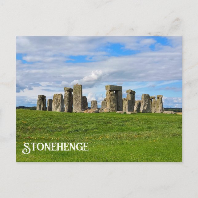 Postal Stonehenge England (Anverso)
