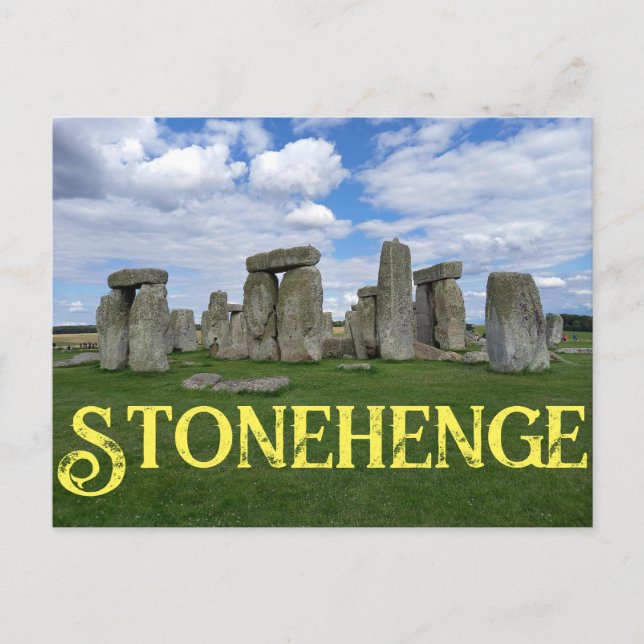 Postal Stonehenge England (Anverso)