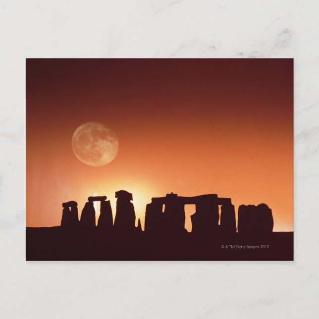Postal Stonehenge, Inglaterra 3 (Anverso)