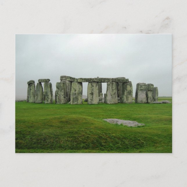 Postal StoneHenge Inglaterra: maravillas de monumento pre (Anverso)