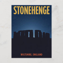Postal Stonehenge Inglaterra Punto de Interés