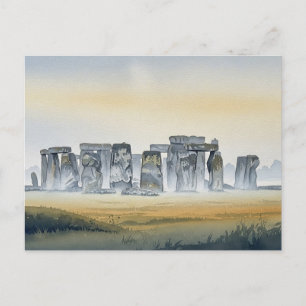 Postal Stonehenge Inglaterra Reino Unido Viajes