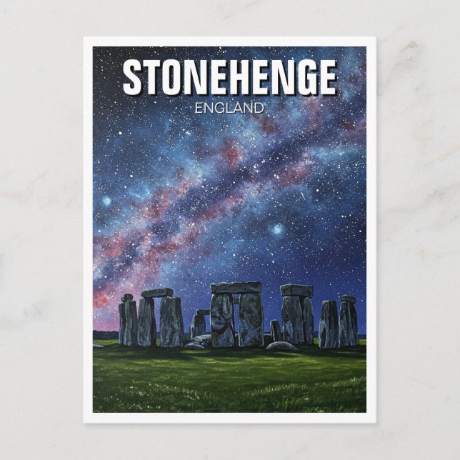 Postal Stonehenge Inglaterra Reino Unido Viajes