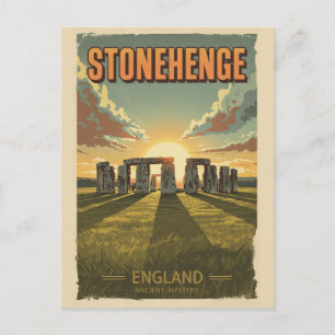 Postal Stonehenge Inglaterra Wiltshire Patrimonio de la H