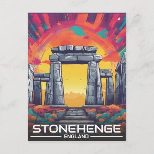 Postal Stonehenge Inglaterra Wiltshire Patrimonio de la H