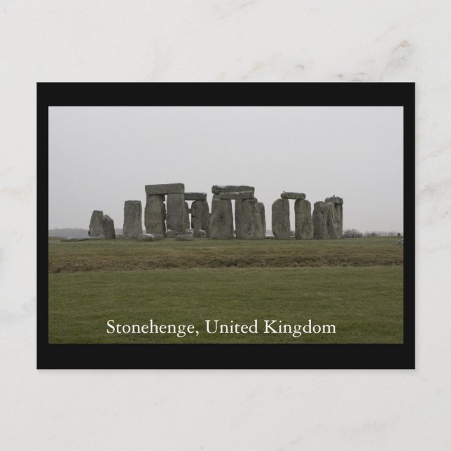 Postal Stonehenge, Reino Unido (Anverso)