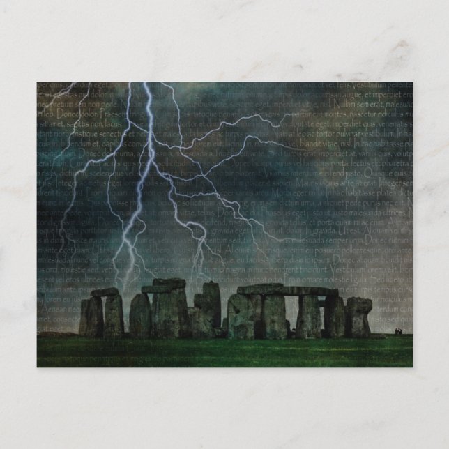 Postal Stonehenge Storm (Anverso)