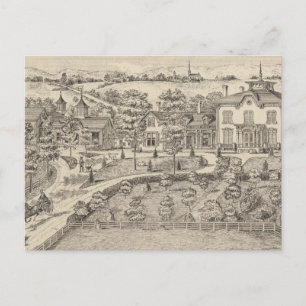 Postal Stonehenge una residencia y granja