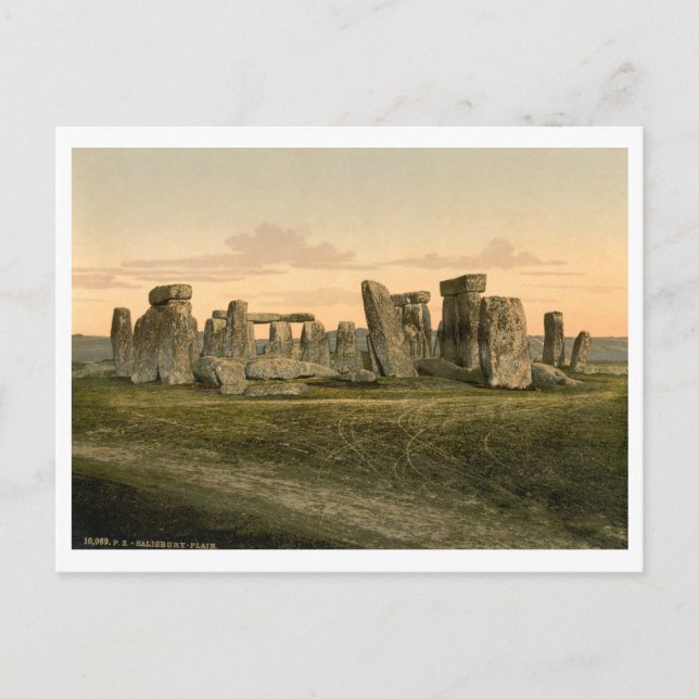 Postal Stonehenge, Wiltshire, Inglaterra (Anverso)