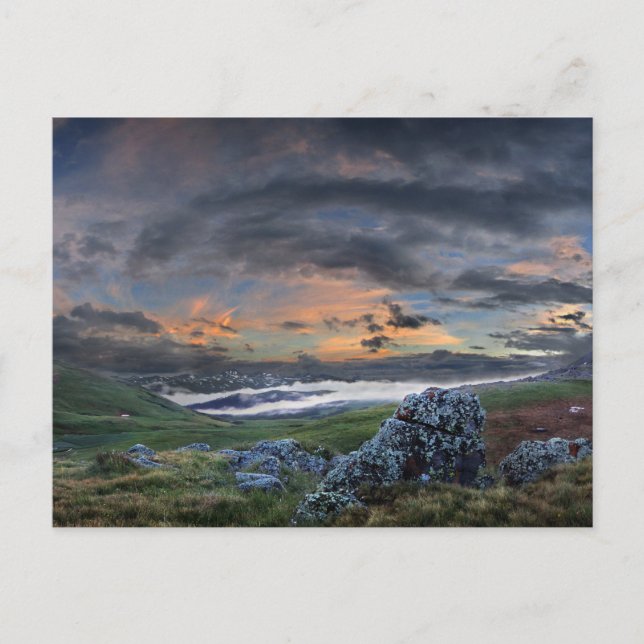 Postal Stoney Pass Sunset - Sendero de Colorado (Anverso)