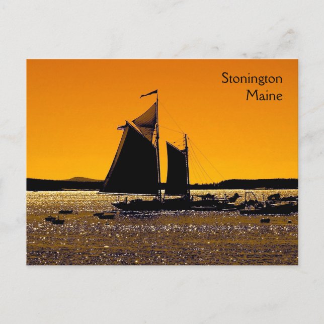 Postal Stonington Silhouette (Anverso)