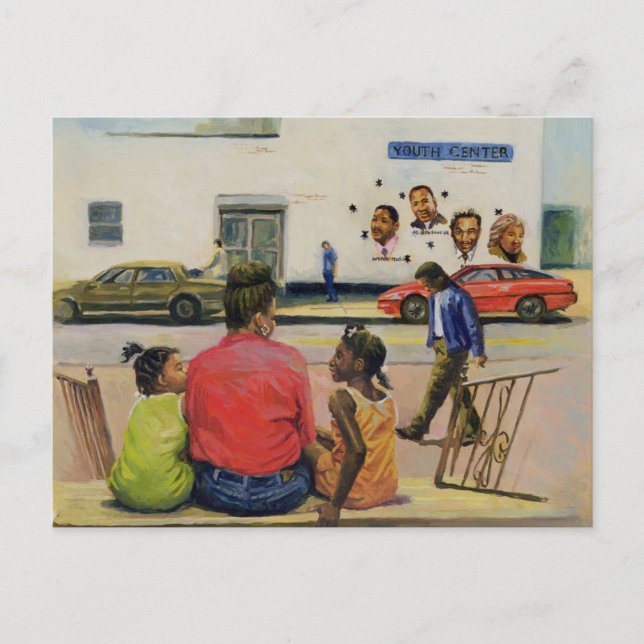 Postal Stoop 2000 de la ciudad del verano (Anverso)