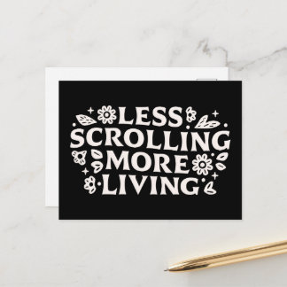 Postal Stop scrolling doomscrolling quotes aesthetic