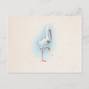 Postal Stork de época