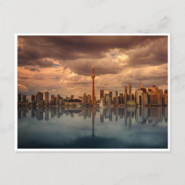 Postal Stormy CN Tower