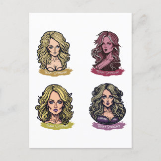 Postal Stormy de equipo de estilo - Stormy Daniels Creati