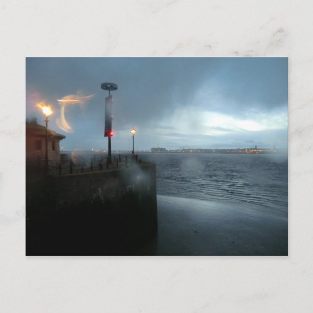 Postal Stormy River Mersey (Anverso)