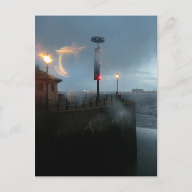 Postal Stormy River Mersey (Anverso)