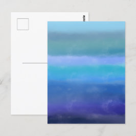 Postal Stormy Skies Resumen del arte