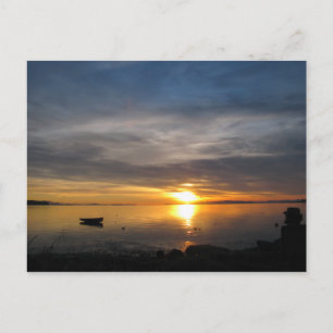 Postal Stormy Sunset