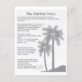 Postal Story, Starfish Thrower, poema de Starfish