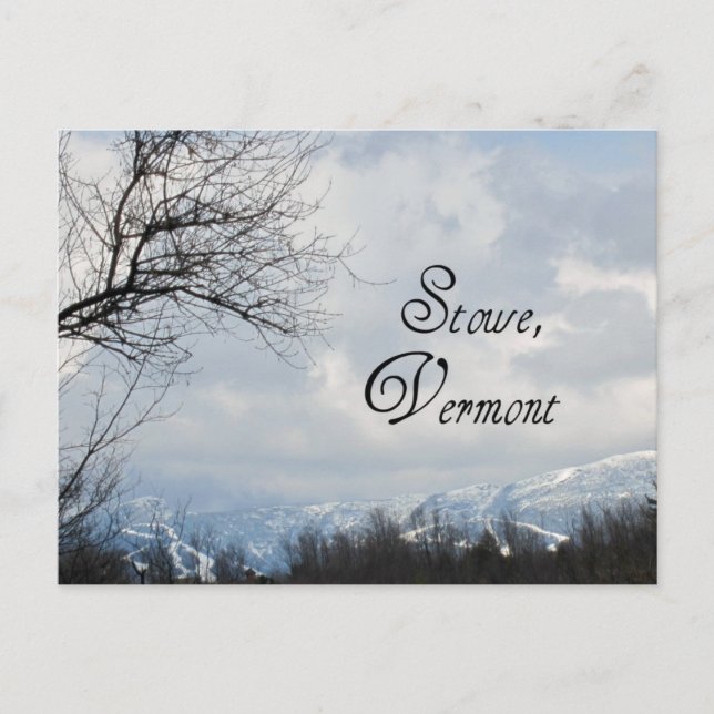 Postal Stowe, Vermont (Anverso)