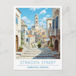 Postal Straden Street Dubrovnik Croacia Viaja