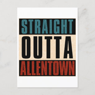 Postal Straight Outta Allentown Pennsylvania PA
