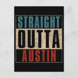 Postal Straight Outta Austin Texas TX