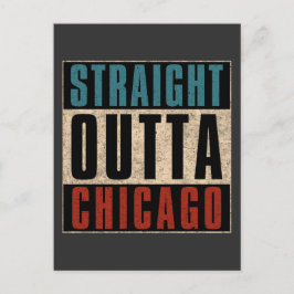 Postal Straight Outta Chicago Illinois IL USA