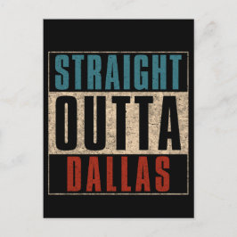Postal Straight Outta Dallas Texas TX