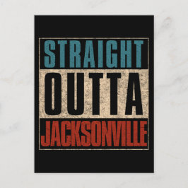 Postal Straight Outta Jacksonville Florida Estados Unidos