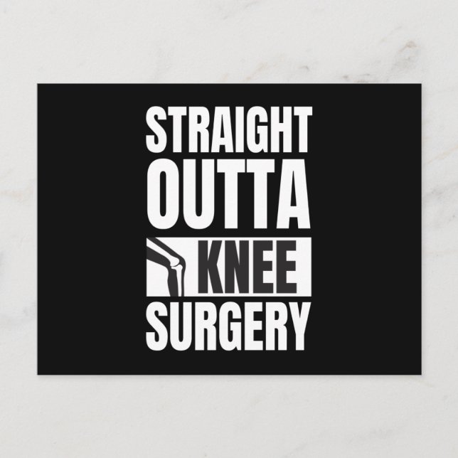 Postal Straight Outta Knee Surgery (Anverso)