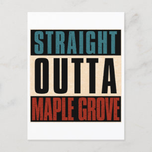 Postal Straight Outta Maple Grove Minnesota MN