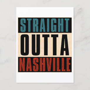 Postal Straight Outta Nashville Tennessee TN