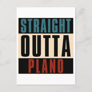 Postal Straight Outta Plano Texas TX